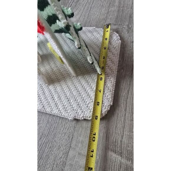 Snowman Family Scene Plastic Canvas Complete Excellent ~Christmas Winter - Picture 9 of 10